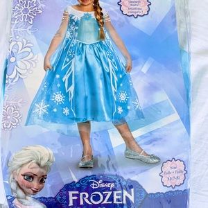 Frozen Elsa Halloween Costume Size 7-8